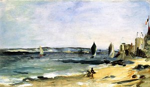 Havkysten, Arcachon, 1871